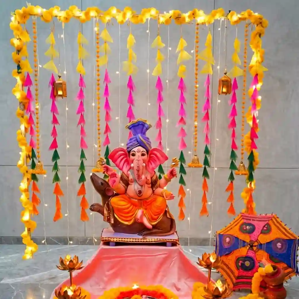 Tassel Colorful Ganesh Decoration